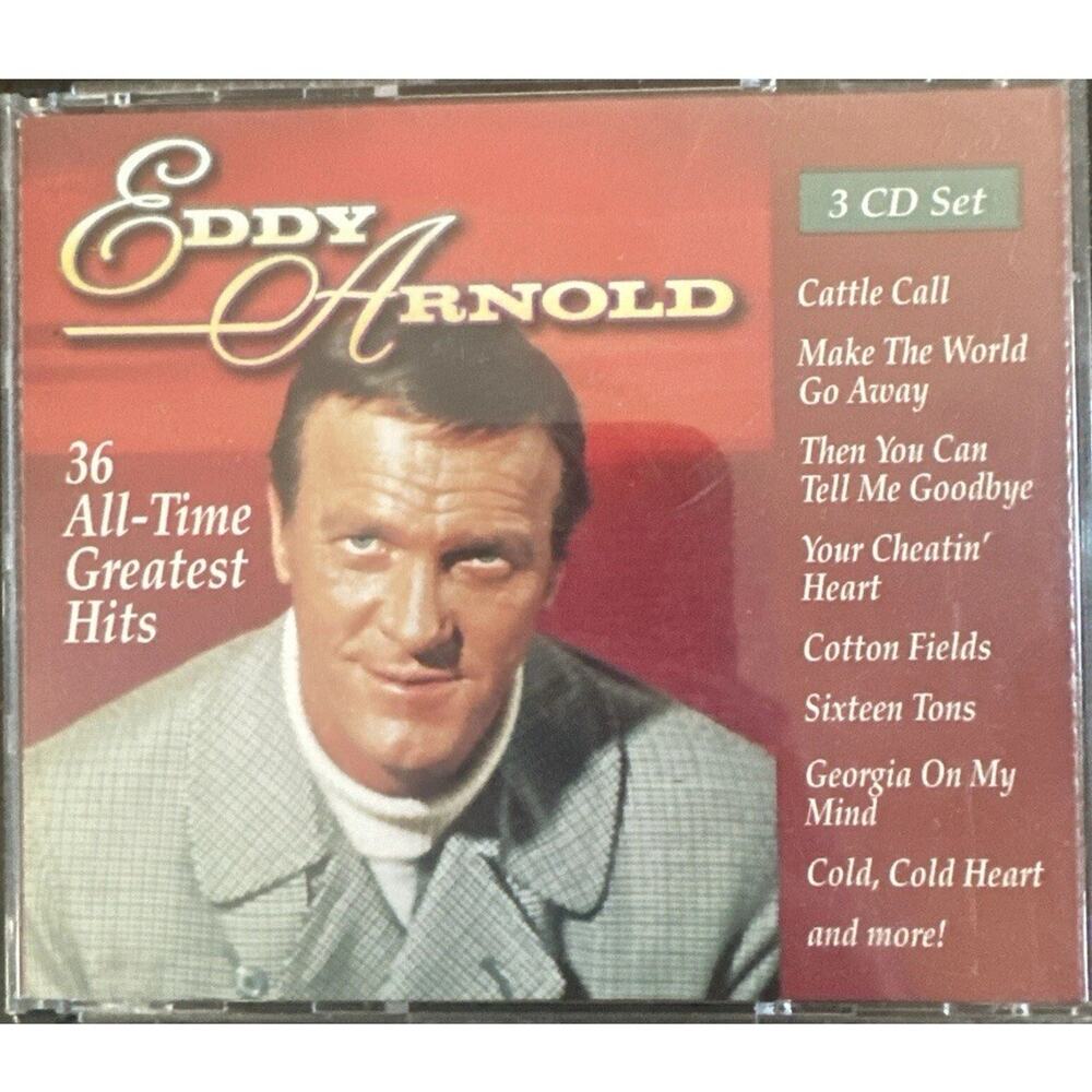 Eddy Arnold ‘36 All-Time Greatest Hits’ 3CD Box Set NM Condition